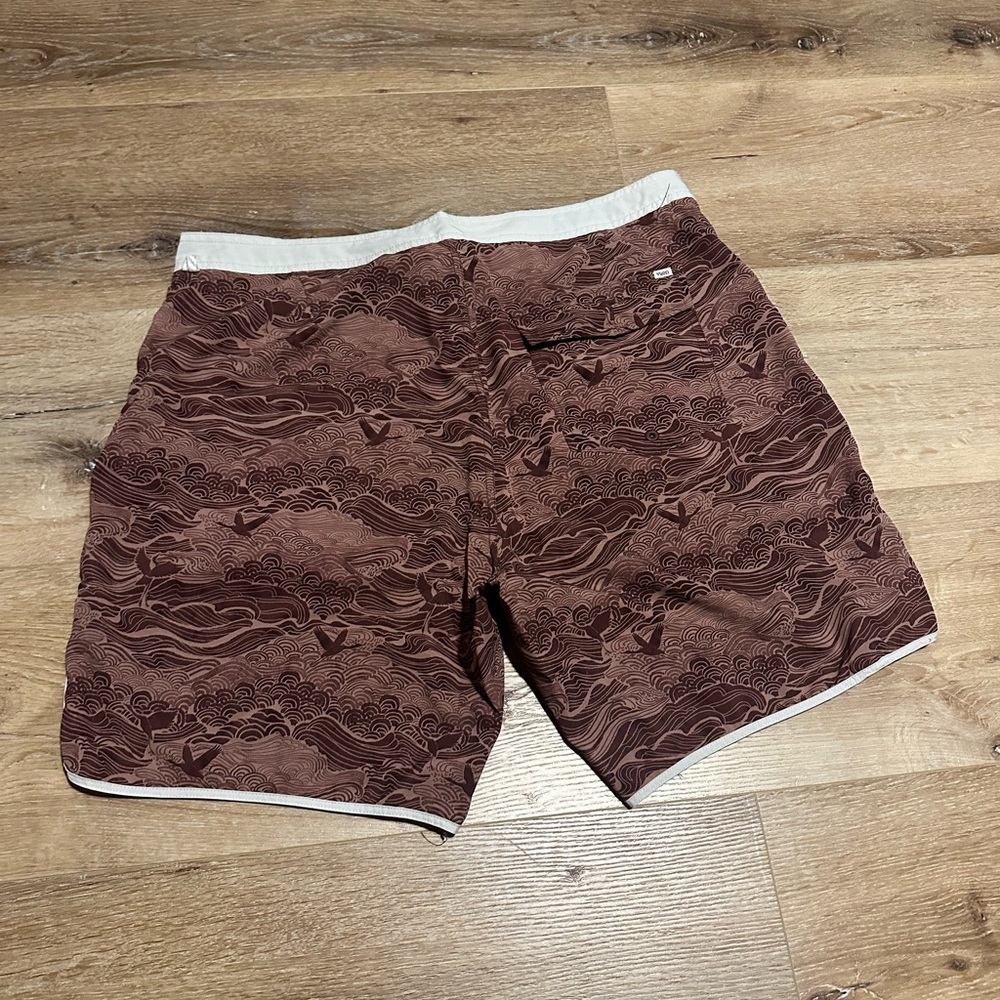 Vuori Men's Brown Swim Shorts
